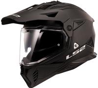 LS2 MX702 Pioneer II Solid, casco enduro XL male Negro Mate