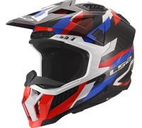 LS2 MX703 X-Force Phantom, casco de motocross XL female Negro/Blanco/Azul/Rojo