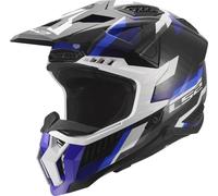 LS2 MX703 X-Force Phantom, casco de motocross XS female Negro/Azul/Blanco