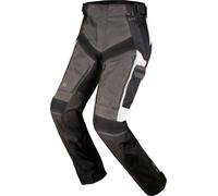 LS2 Norway Pantalones Textiles Motocycle impermeables, negro-gris, tamaño M para Hombres