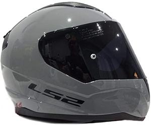 LS2 Nuevo FF353 RAPID Casco integral de moto deportivo de carreras y turismo Nardo Gris con visera oscura (XS)