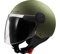 LS2 OF558 Sphere II Solid Casco Jet, Olive matt, Talla S (55/56)