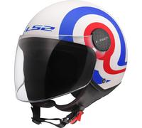 LS2, Casco Moto Jet SPHERE LUX II URBY White Blue Red, XS