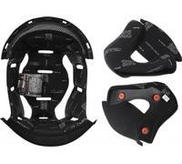 LS2 OF570 Verso Forro interior &almohadillas para mejillas, negro, tamaño L