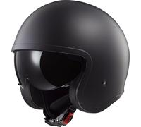 Casco Jet LS2 OF599 Spitfire II Negro MateS Negro Mate