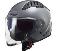 LS2 OF600 Copter II Casco Jet, gris, Talla L (59/60)