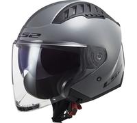 LS2 OF600 Copter II Casco Jet, gris, Talla M (57/58)
