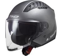 LS2 OF600 Copter II Casco Jet, Mate de titanio, Talla XL (61/62)