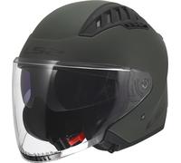 LS2 OF600 Copter II Casco Jet, Verde Militar, Talla S (55/56)
