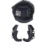 LS2 OF601 BOB Carbon Forro interior &almohadillas para mejillas, negro, Talla M