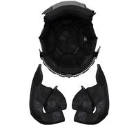 LS2 OF601 BOB Forro interior &almohadillas para mejillas, negro, Talla M