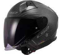LS2 OF603 Infinity II Carbon, casco abierto 3XL male Negro Mate