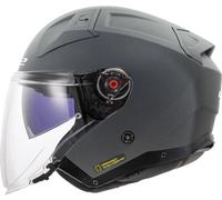 LS2 OF603 Infinity II Concrete Casco Jet, gris, tamaño 3XL para Hombres