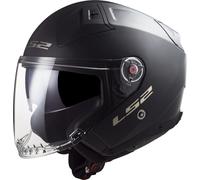 LS2 OF603 Infinity II Solid Casco Jet, Black Matt, Talla XXXL (65/66)
