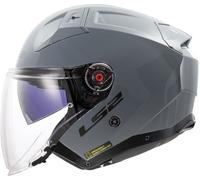 LS2 OF603 Infinity II Solid, casco jet S male Gris