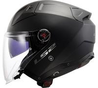 LS2 OF603 Infinity II Solid, casco jet S male Negro Mate