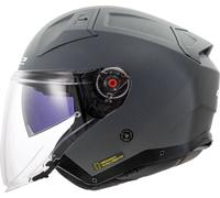 LS2 OF603 Infinity II Concrete Casco Jet, gris, tamaño XL para Hombres