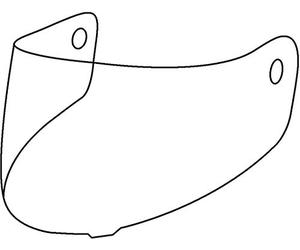 LS2 OF603 Visera Infinity II Visor Clear