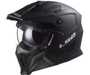 LS2 OF606 Drifter Casco de trial, negro, tamaño L para Hombres