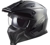 LS2 OF606 Drifter Jeans Casco de trial, plata, tamaño S para Hombres