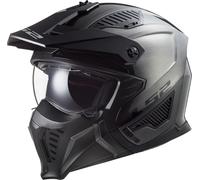 LS2 OF606 Drifter Jeans Casco de trial, Titanio, Talla XS (53/54)