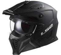 LS2 OF606 Drifter Open Face Full Face Modular Casco de Moto Negro Mate (XL 61/62)