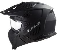 LS2, Casco Moto Jet/Modular Drifter Solid Matt Black, S