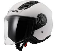 LS2 Casco de moto OF616 Airflow II Jet blanco brillante XS