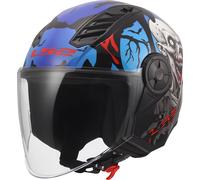 LS2 OF616 Airflow II Zombie II Casco abierto, tamaño 2XL para Hombres