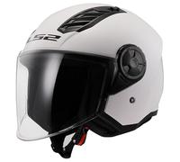 LS2 OF616 Casco Airflow II Solid Gloss White Brillante L Nueva Homologación