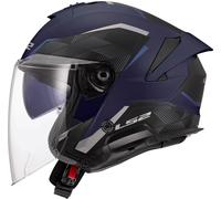 LS2 OF618 Verso II Air Casco Jet, azul, tamaño XS para Hombres