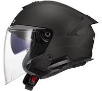 LS2 OF618 Verso II Casco Jet, negro, tamaño M para Hombres