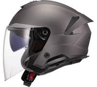 LS2 OF618 Verso II Solid, casco abierto 3XL male Gris Mate