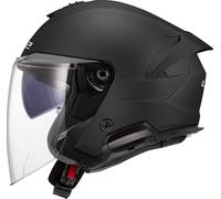 LS2 OF618 Verso II Solid, casco abierto XXL male Negro Mate