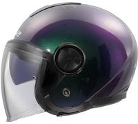 LS2 OF620 Classy Chameleon Casco Jet, morado/verde, Talla XXL (63/64)