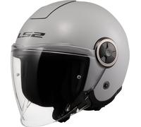 LS2, Casco Moto Jet CLASSY SOLID Pearl Grey, L