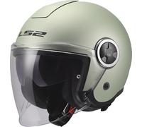 LS2 OF620 Classy Solid Casco Jet, gris, tamaño L para Hombres