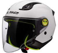 LS2 OF622 Funny II Casco Jet para niños, Blanco, Talla Y/S (47/48)
