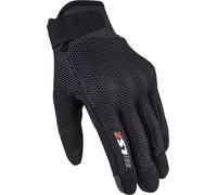 LS2 Ray Guantes de moto de malla, negro, tamaño 2XL para Hombres
