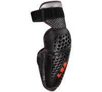LS2 Rookie Protectores de codo, negro/rojo