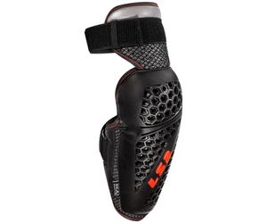 LS2 Rookie Protectores de codo, negro-rojo para Hombres