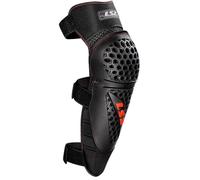 LS2 Rookie Protectores de rodilla, negro/rojo, Talla XL-3XL