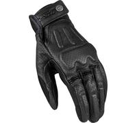 LS2 Rust Guantes de moto perforados, negro, tamaño L para Hombres