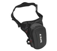 LS2 SHIELD 2.5 Bolsa de pierna, riñonera táctica negra para moto, Drop Leg con compartimentos múltiples, Negro , 2.5 Litri, Táctica