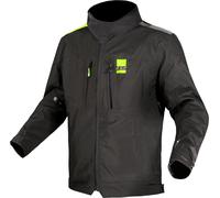 LS2 Titanium Chaqueta textil impermeable para mujer, negro-amarillo, tamaño L