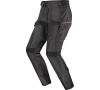 LS2 Travel Pantalones Textiles de Motocicleta Impermeables, negro, Talla S corto