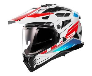 LS2 Unisex Pioneer II Namib Red Motocrosshelme