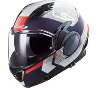 LS2 Valiant II CITIUS Casco de Moto, Unisex, Blanco Azul, X-Small