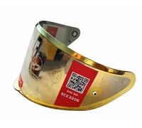 LS2, Visera para casco moto FF820 RAPID III, Iridium Dorado