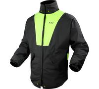 LS2 X-Rain Chaqueta impermeable para moto, negro-amarillo, tamaño 3XL 4XL para Hombres